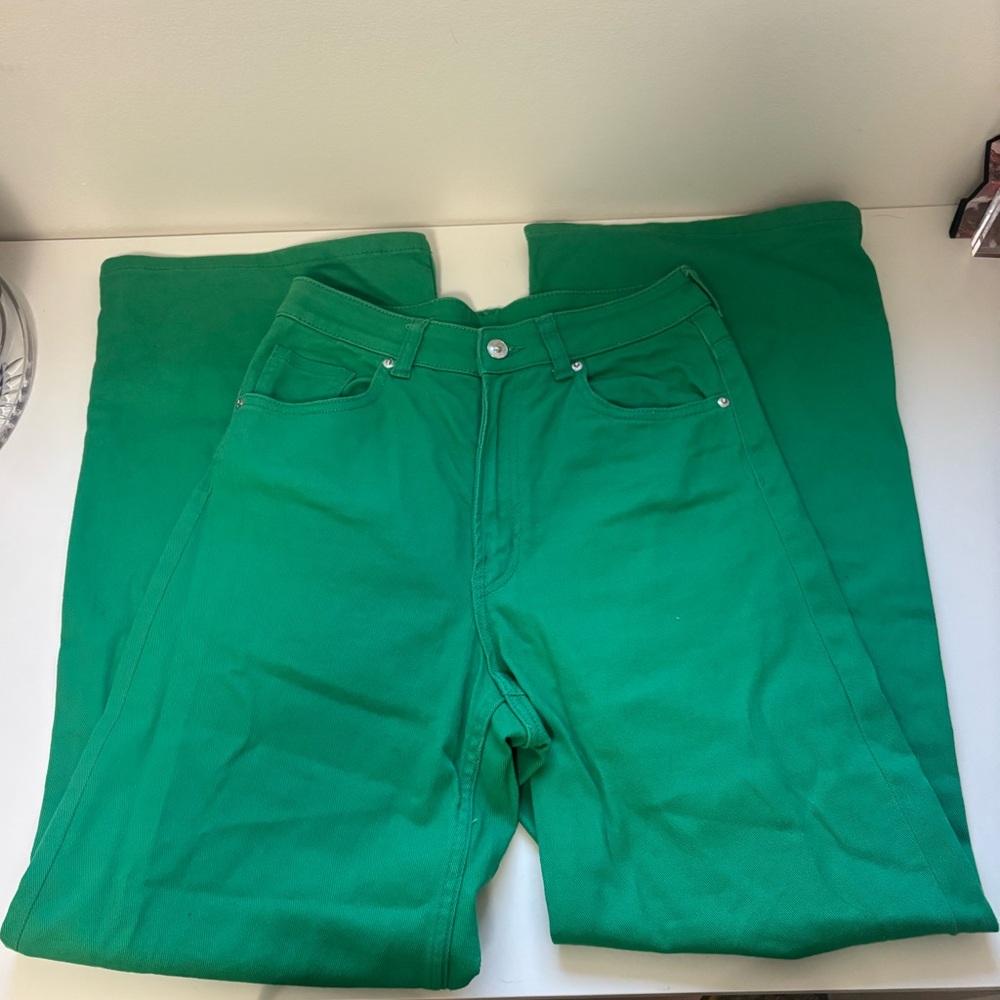 H&M Divided Green Jeans